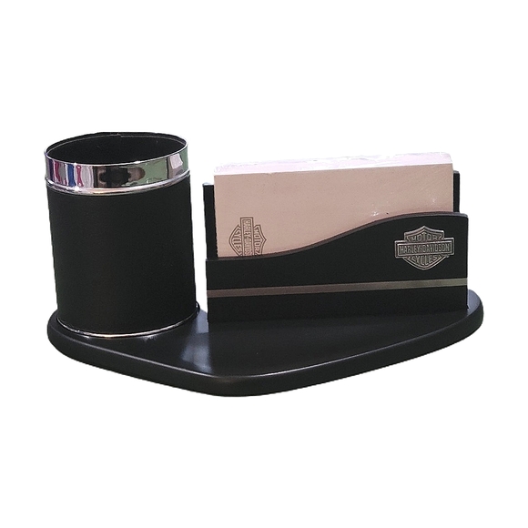 HarleyDavidson Office Harley Davidson Hallmark Black Desk Caddy New Poshmark